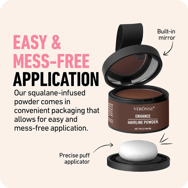 14 Color Hair Line Powder Black Root up Natural Instant Waterproof Hairline Shadow Concealer