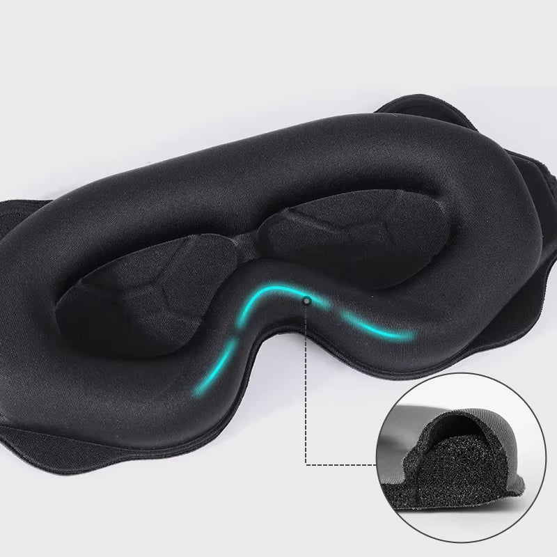 3D Sleeping Mask - Block Out Light Sleep Mask for Eyes