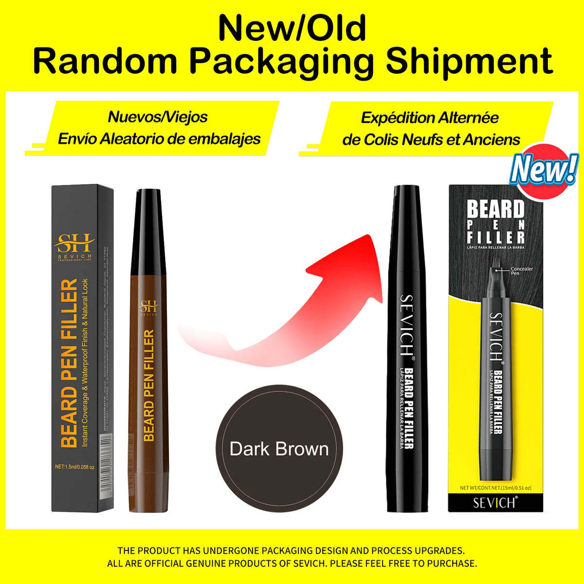 Waterproof Beard Pen Filler - Moustache Coloring & Filling Pen
