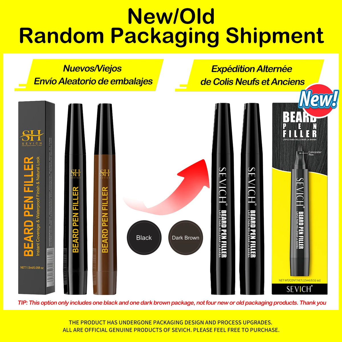 Waterproof Beard Pen Filler - Moustache Coloring & Filling Pen