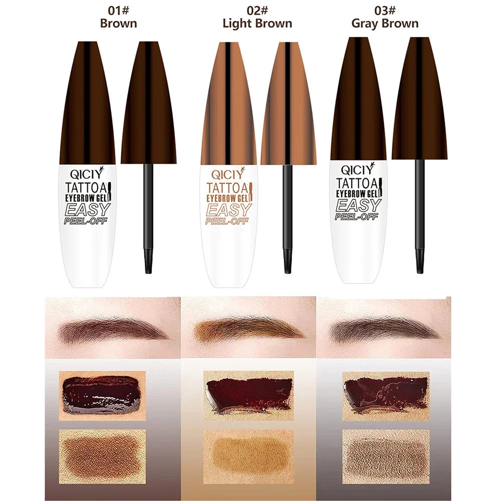 Lasting 3 Days Tattoo Easy Peel off Eyebrow Gel Cream