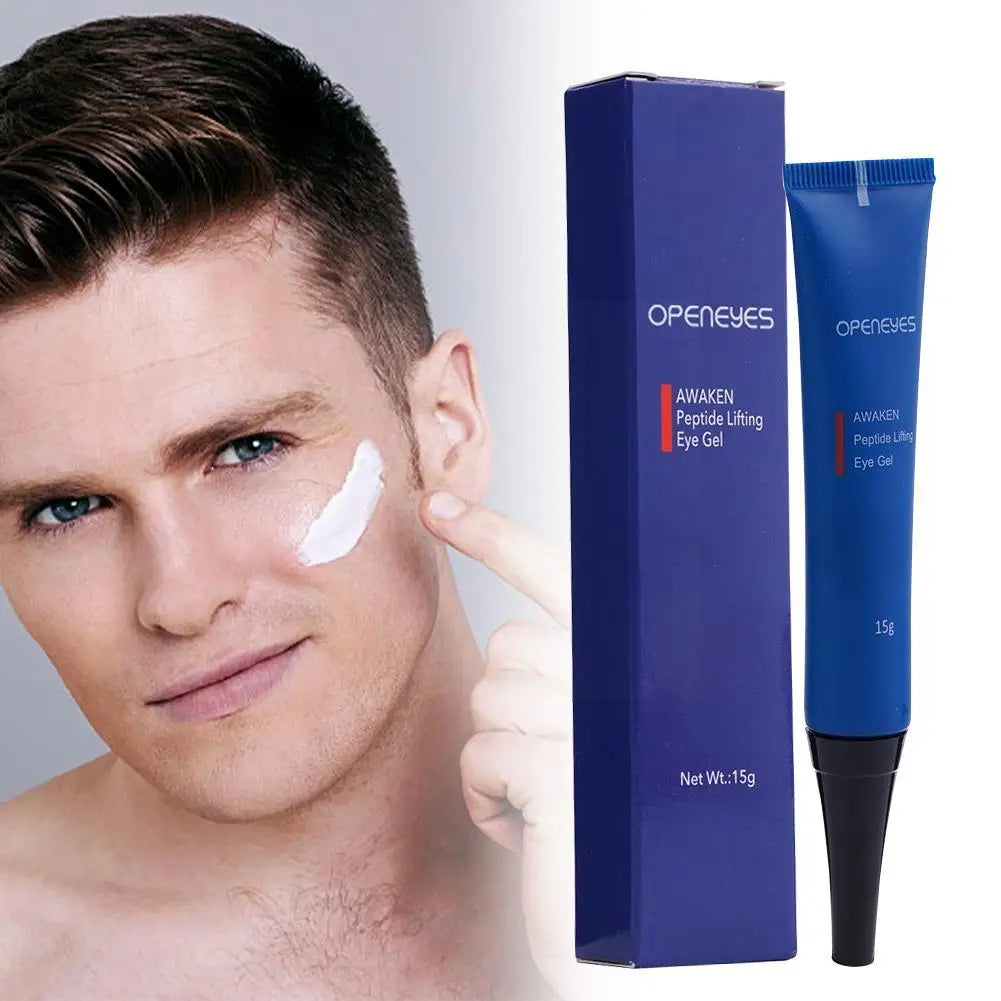 Awaken Peptide Lifting Eye Gel for Men - Anti-Puffiness Eye Cream