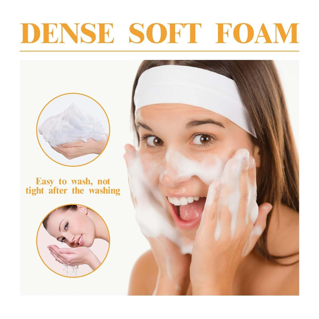 Glow Wash Turmeric Face Wash with Brush, Deep Cleansing Exfoliating Foaming Facial Cleanser