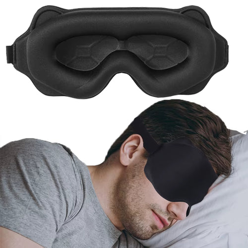 3D Sleeping Mask - Block Out Light Sleep Mask for Eyes