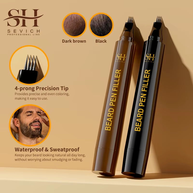 Waterproof Beard Pen Filler - Moustache Coloring & Filling Pen