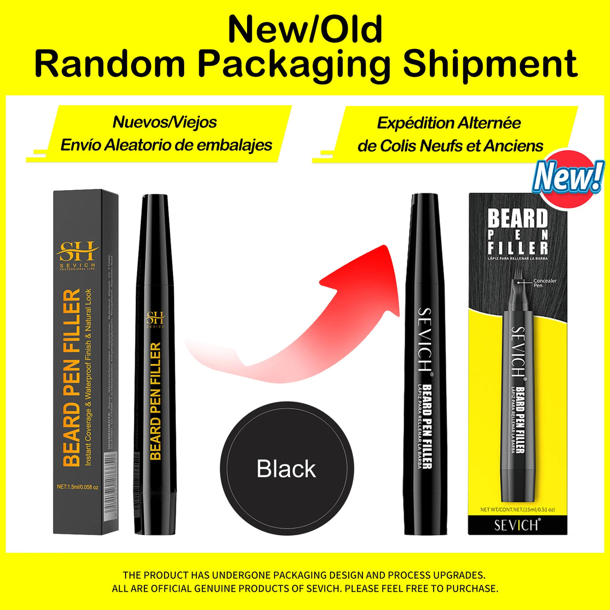 Waterproof Beard Pen Filler - Moustache Coloring & Filling Pen